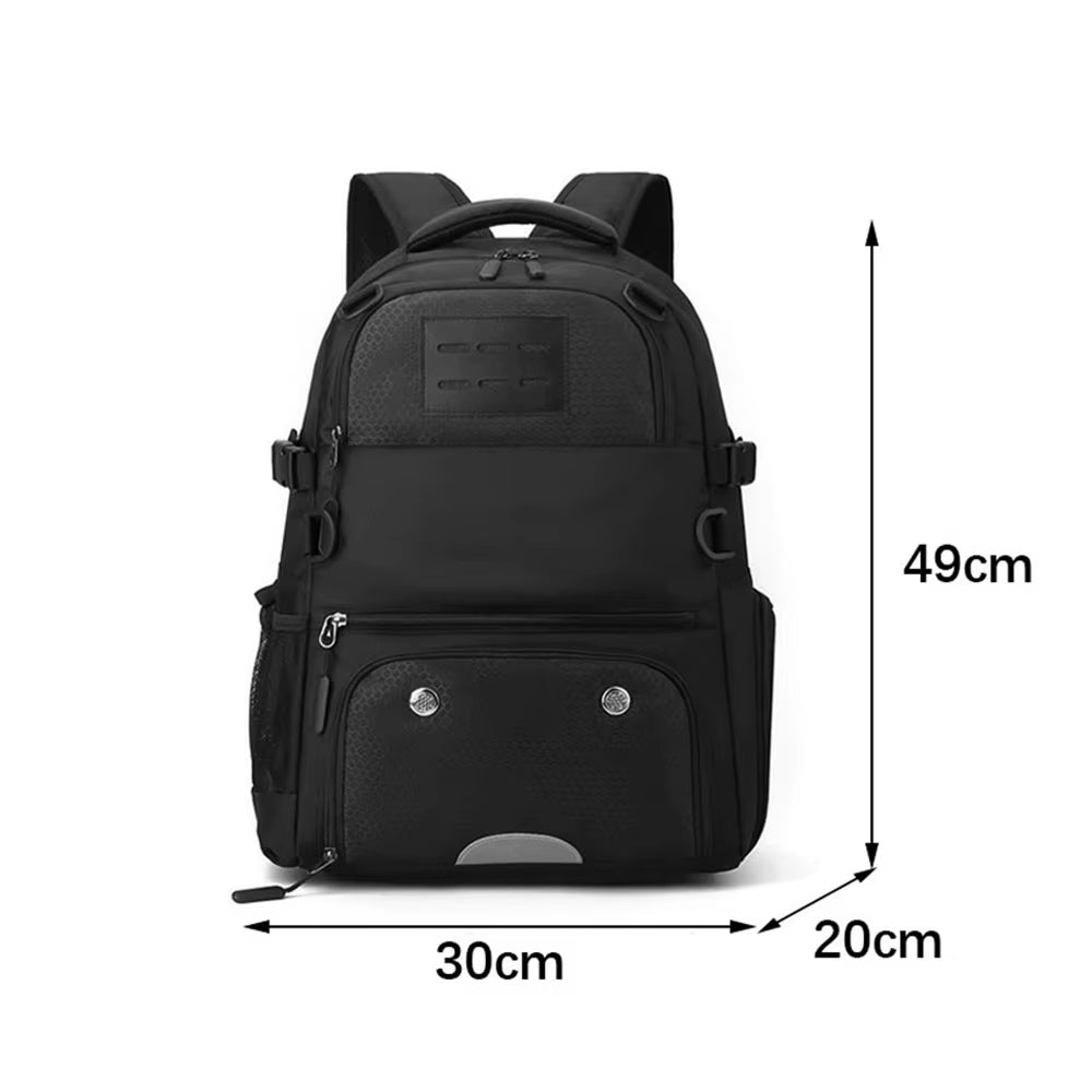 Sports Backpack Football Bag Boys School Basketball Backpack with Shoe Compartment Soccer Ball Bag Large Backpack Shoes