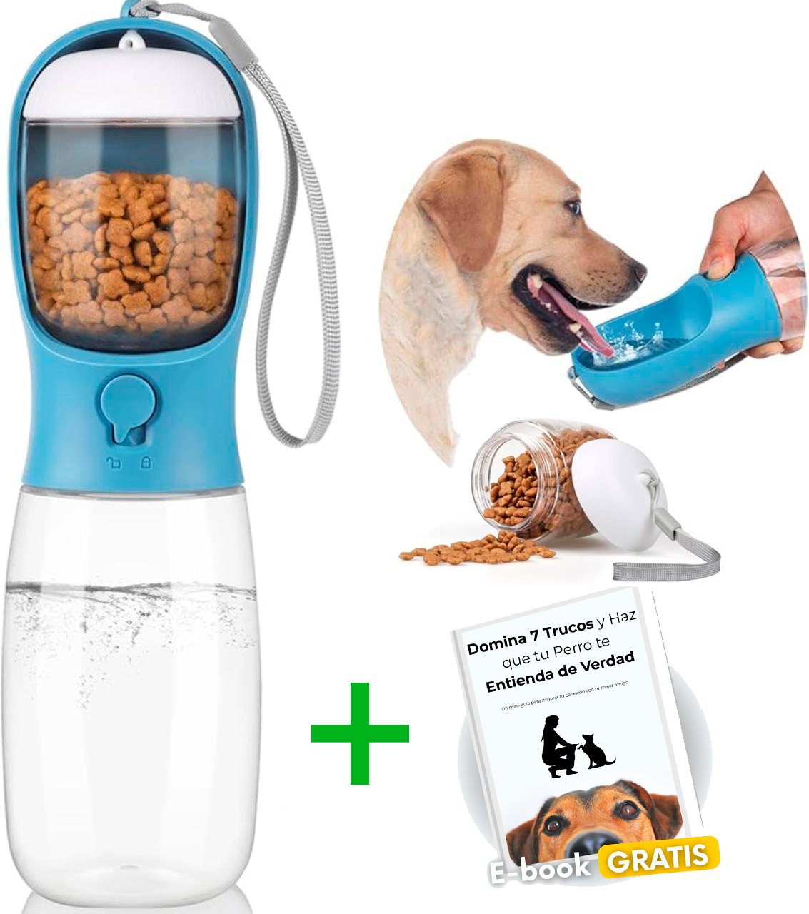 Dispensador portátil pequeño + Ebook de regalo